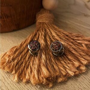 Elegant Multicolor Silver Stud Earrings